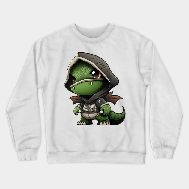 Baby Dino Crewneck Sweatshirt by Komataguri